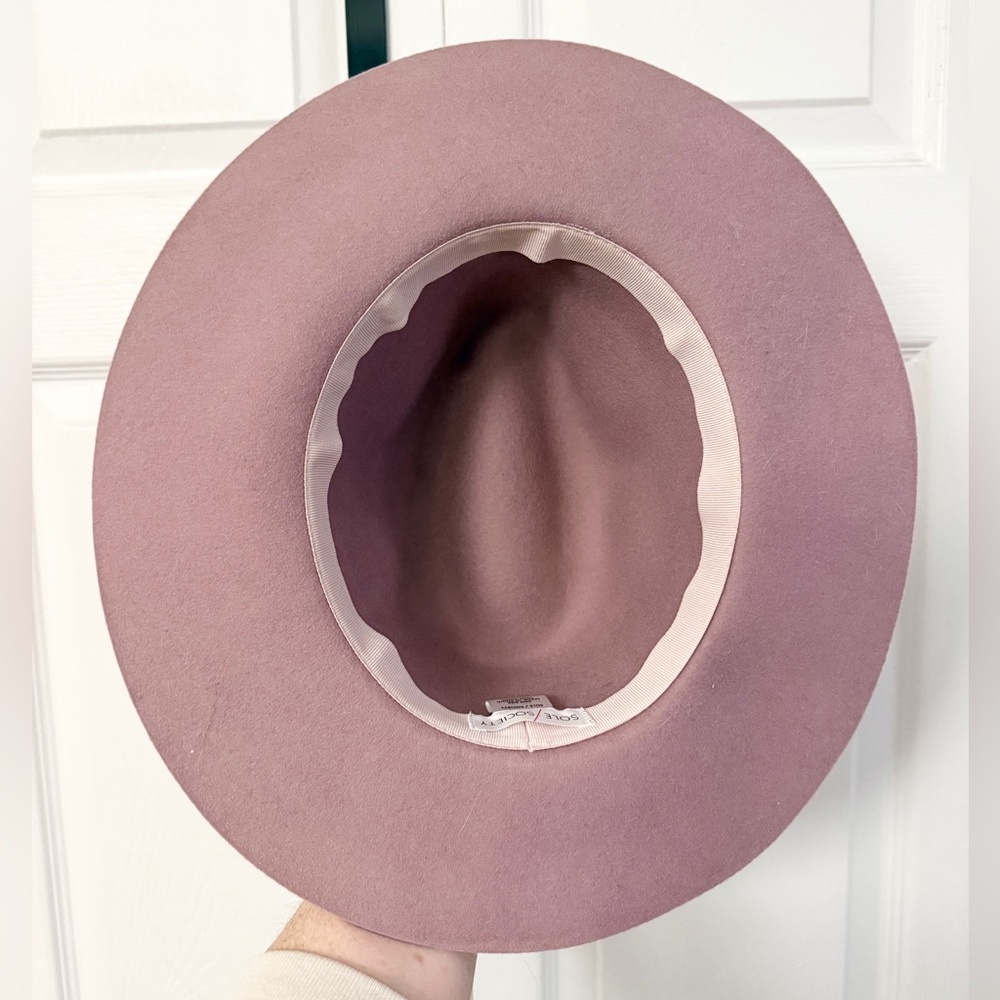 Sole Society Blush Pink Hat - Picture 3 of 5